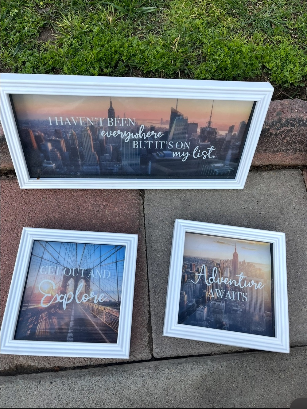 Sunset City Decor Frames